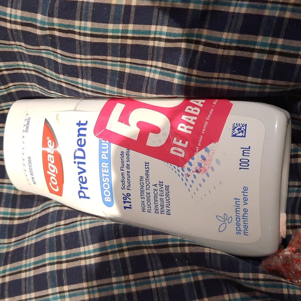 NEW AUTHENTIC PREVIDENT BOOSTER PLUS HIGH STRENTH FLOUURIDE TOOTHPASTE 100 ML